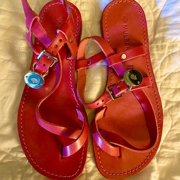 Genuine Italian Mulberry Sandals - Picture 1 of 11